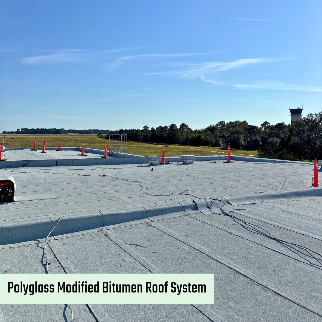 60 mil TPO roofing system and 24-gauge standing seam metal roof. (8)